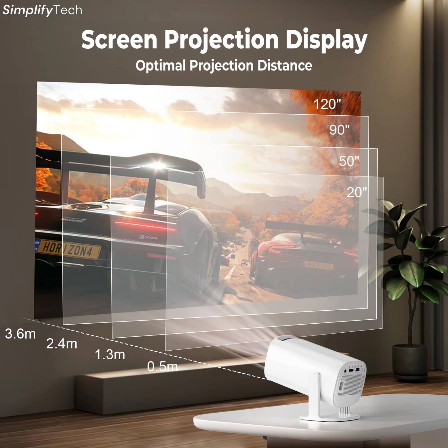 SimplifyTech CineX Mini Projector™️