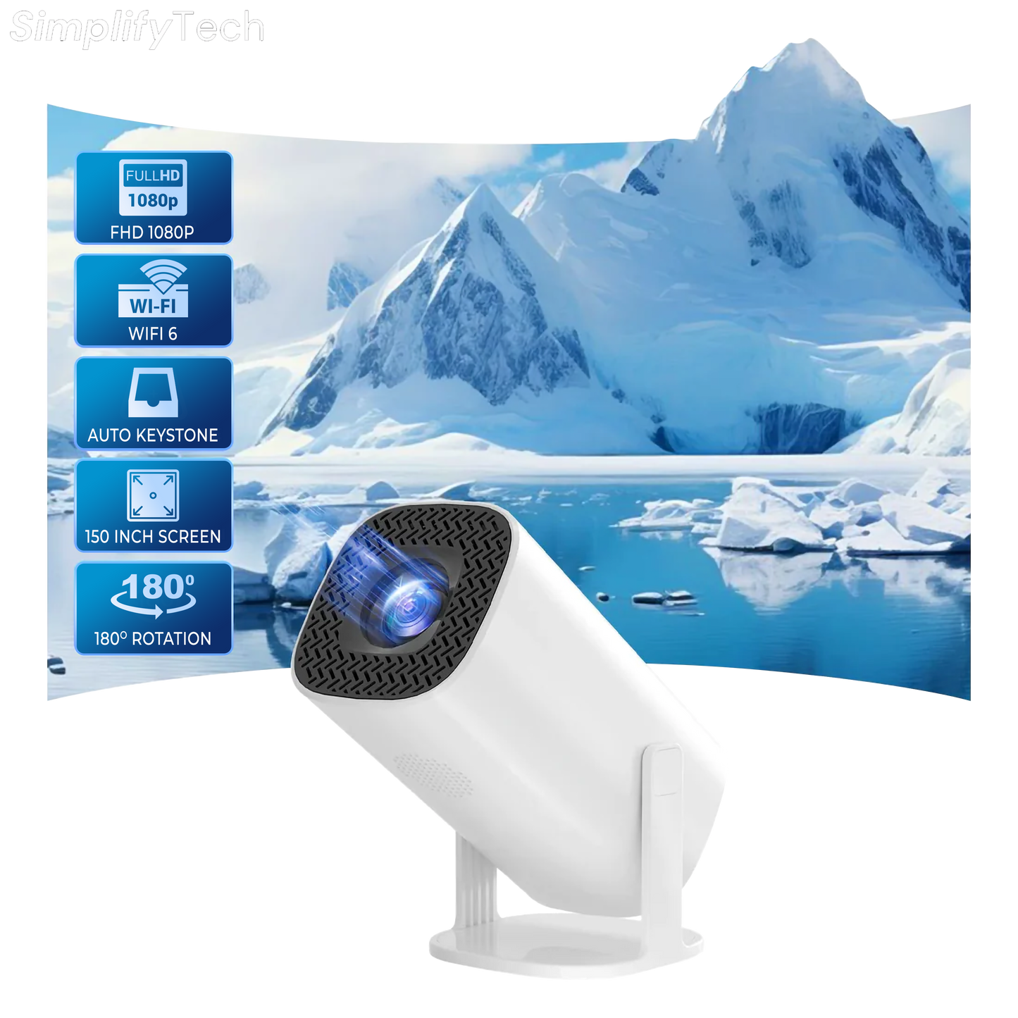 SimplifyTech CineX Mini Projector™️