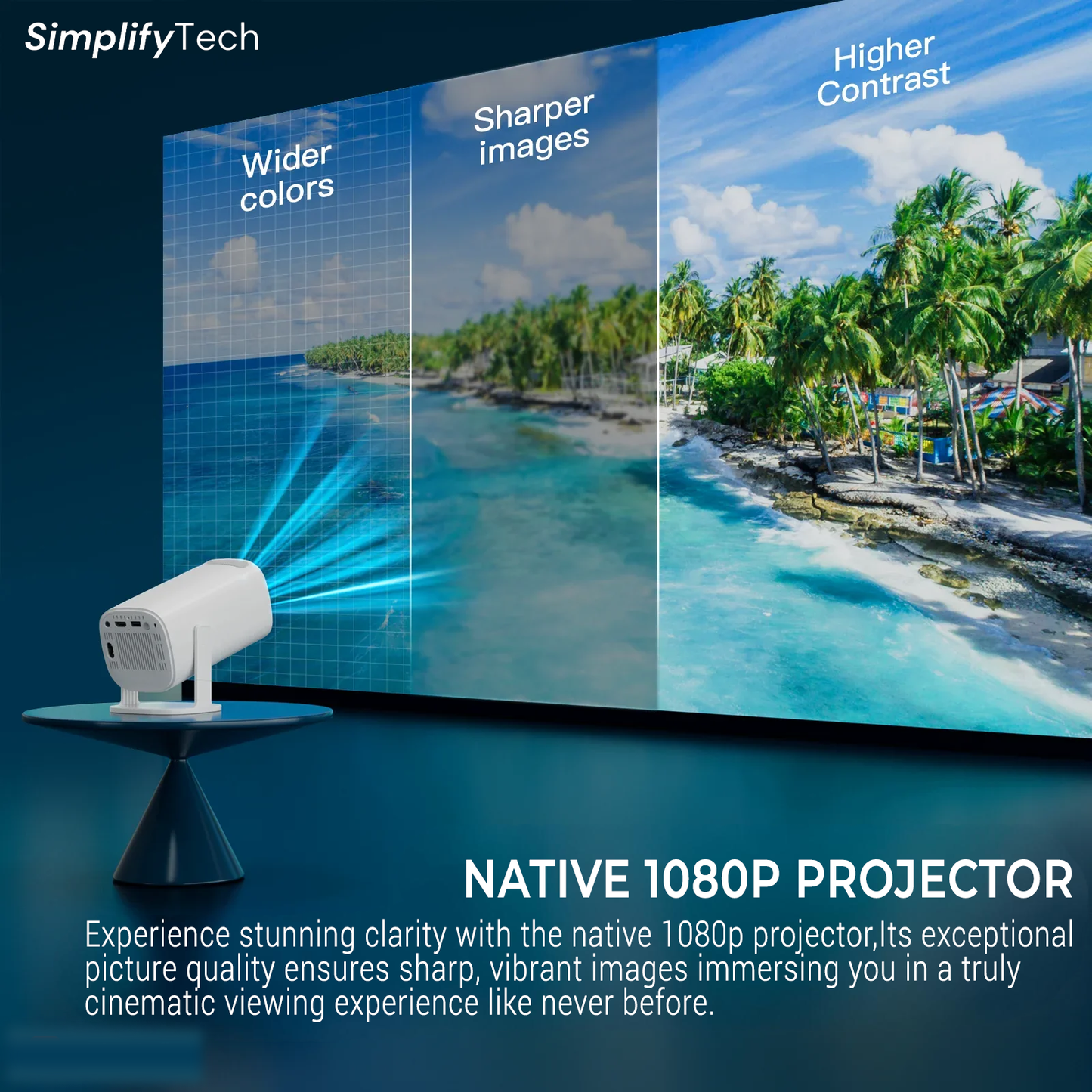 SimplifyTech CineX Mini Projector™️